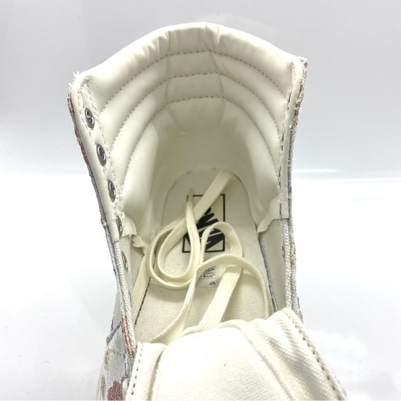 Vans Sk8-Hi Tapestry Vintage Metallic Floral High Top Sneakers 7 - Picture 4 of 8